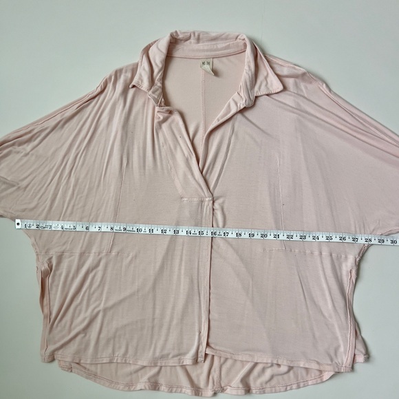 We the free Light Pink Long Sleeve Top - Picture 2 of 3